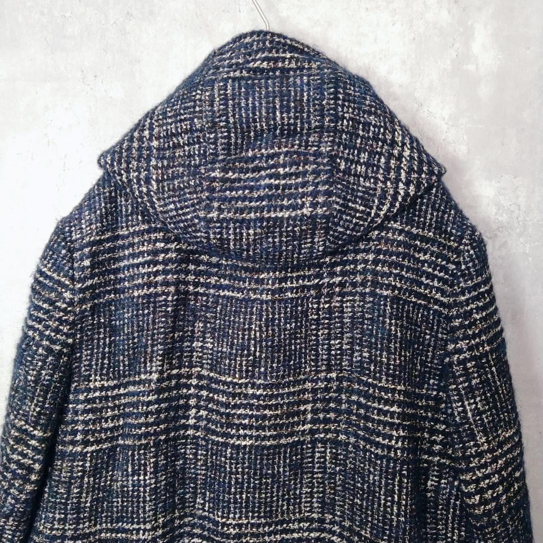 JOSEPH ABBOUD アルパカ モヘア ダッフルコート M フード付き