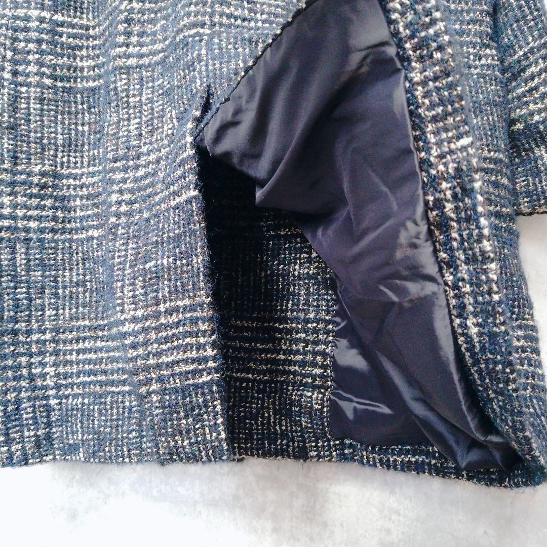 JOSEPH ABBOUD アルパカ モヘア ダッフルコート M フード付き