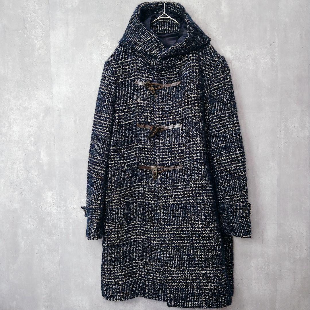 JOSEPH ABBOUD アルパカ モヘア ダッフルコート M フード付き