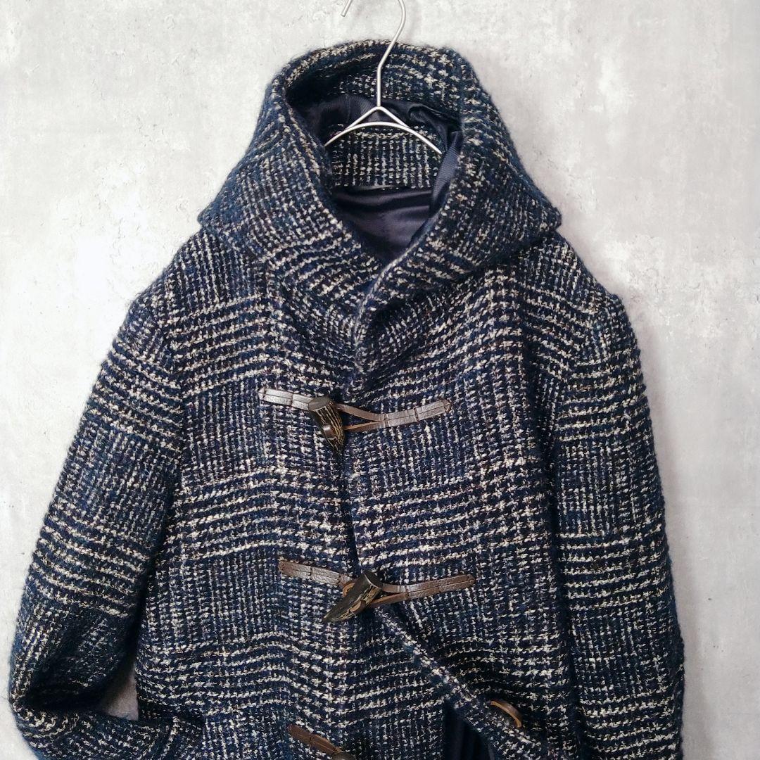 JOSEPH ABBOUD アルパカ モヘア ダッフルコート M フード付き
