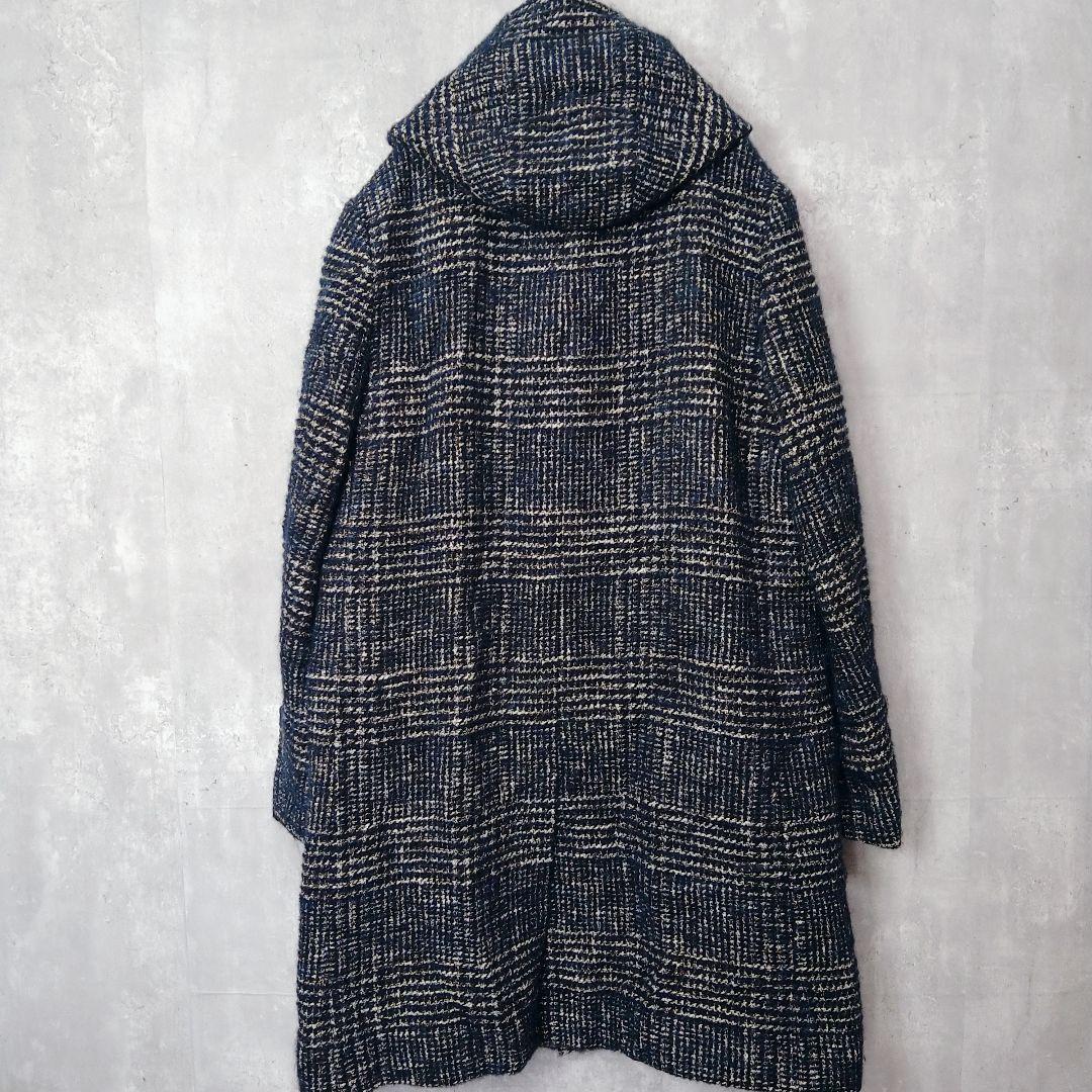 JOSEPH ABBOUD アルパカ モヘア ダッフルコート M フード付き