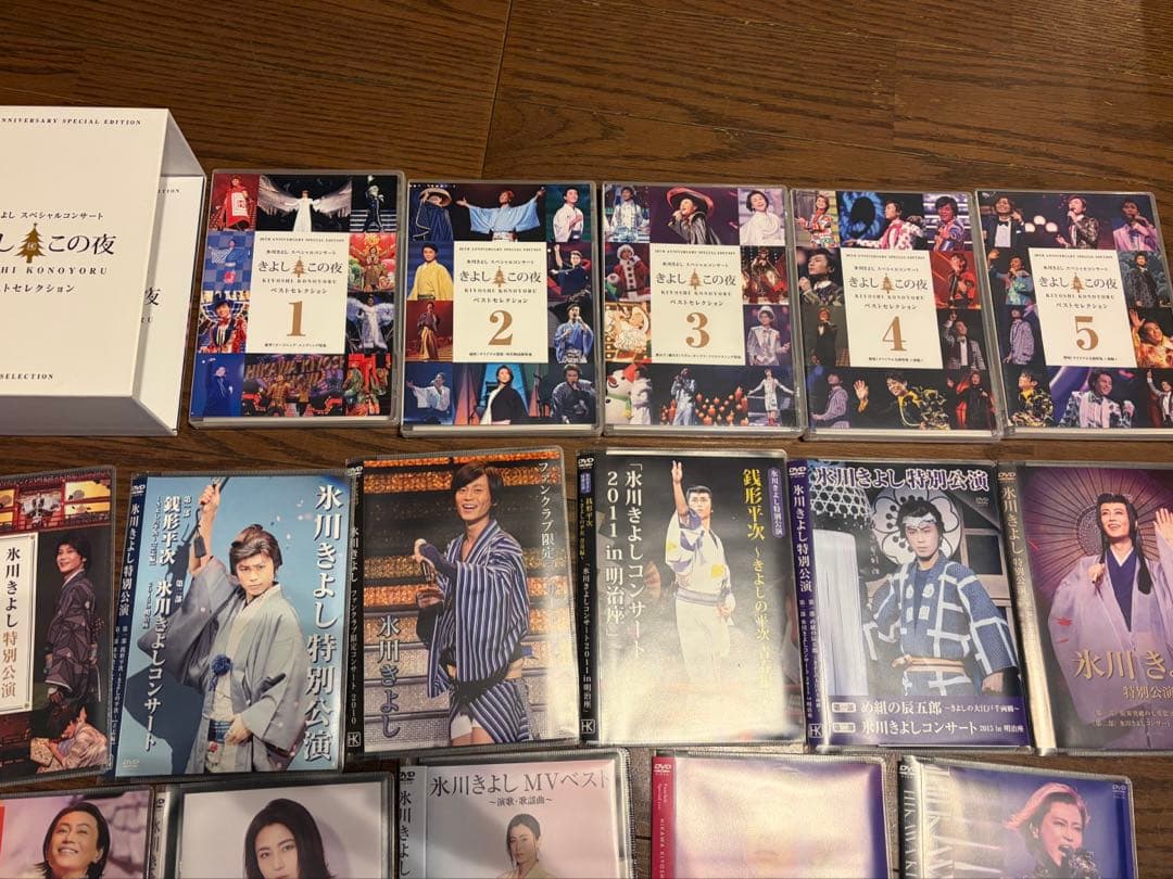 氷川きよし KIINA DVD まとめ売り 美品＆未開封