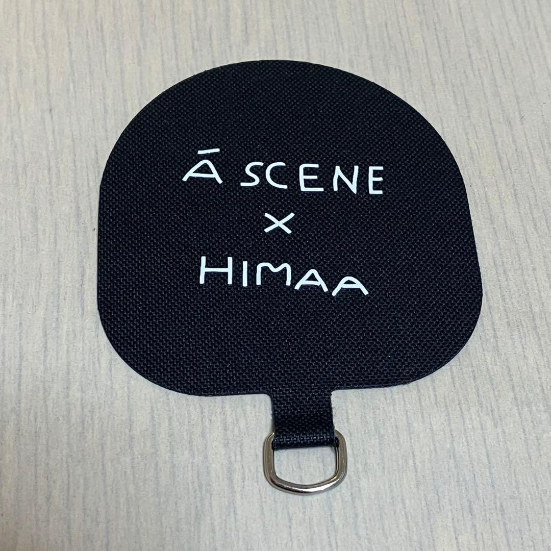 ASCENE ✖︎ HIMAA コラボ デザイン パラコード ストラップ ブラック