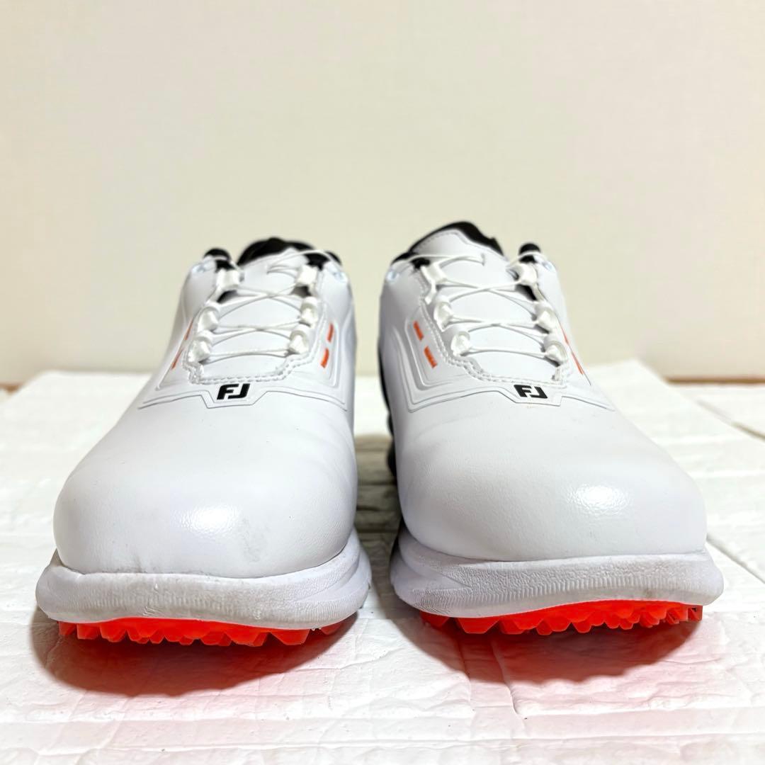フットジョイ PRO SL BOA レディース 24.5cm 白黒 オレンジ