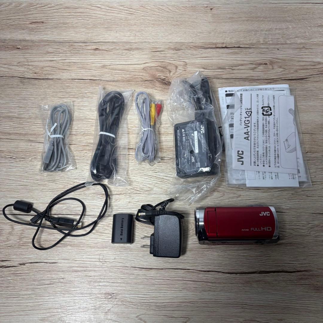 JVC GZ-HM33-R フルHDビデオカメラ 本体 B58
