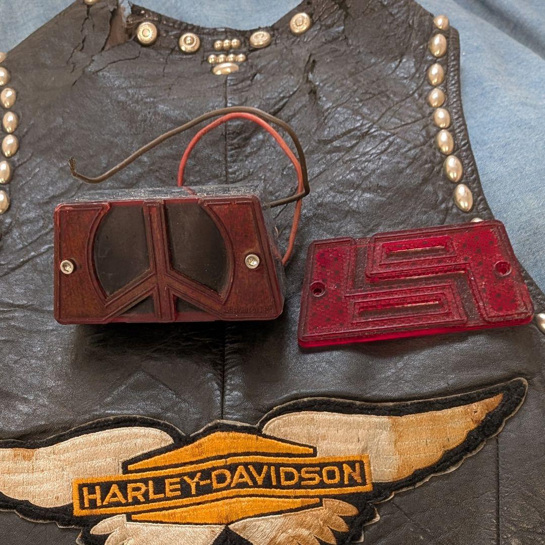パーツ Vintage TailLight Harley Chopper Bobber