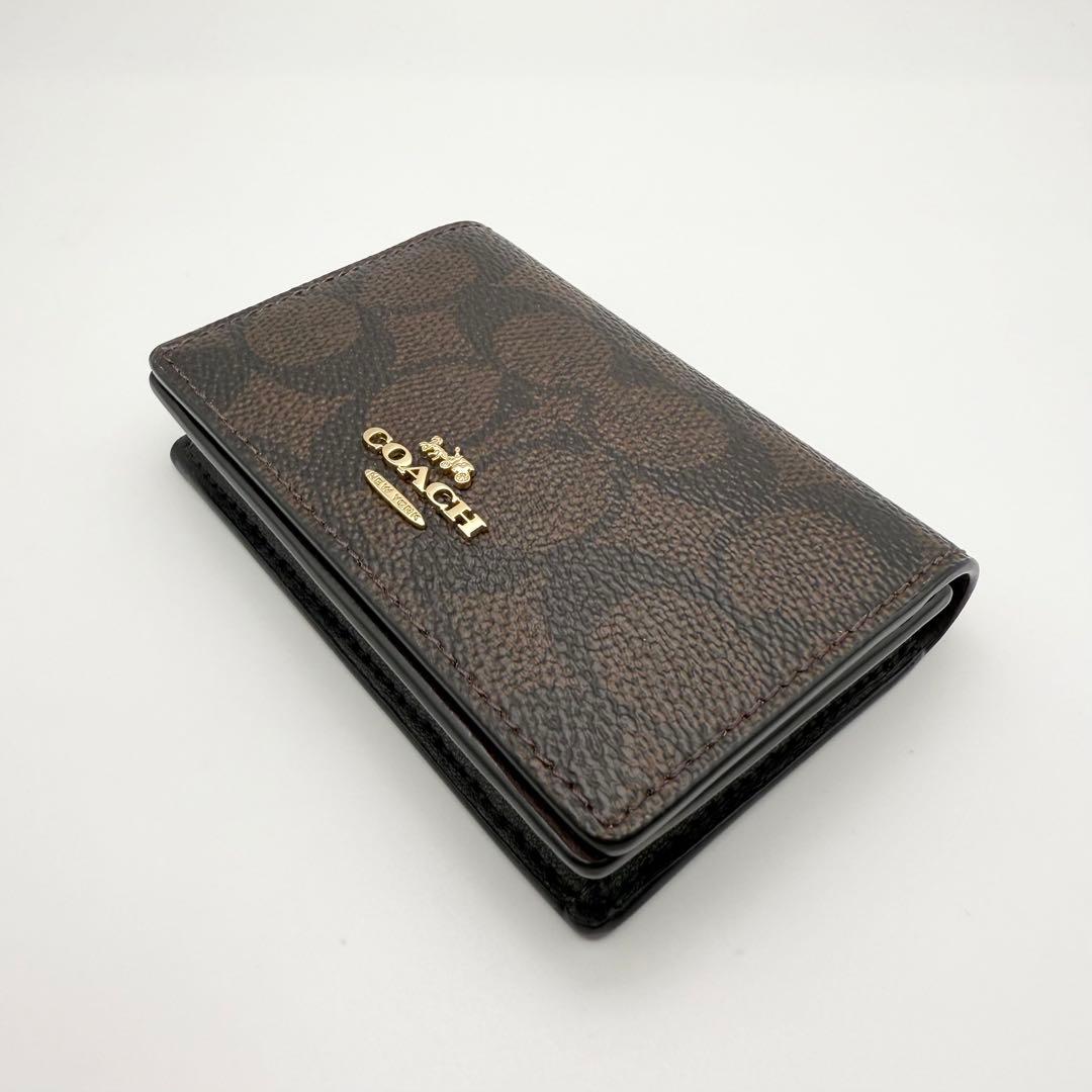 COACH 大人気！！ ビジネス カードケース シグネチャー 名刺入れ 新品
