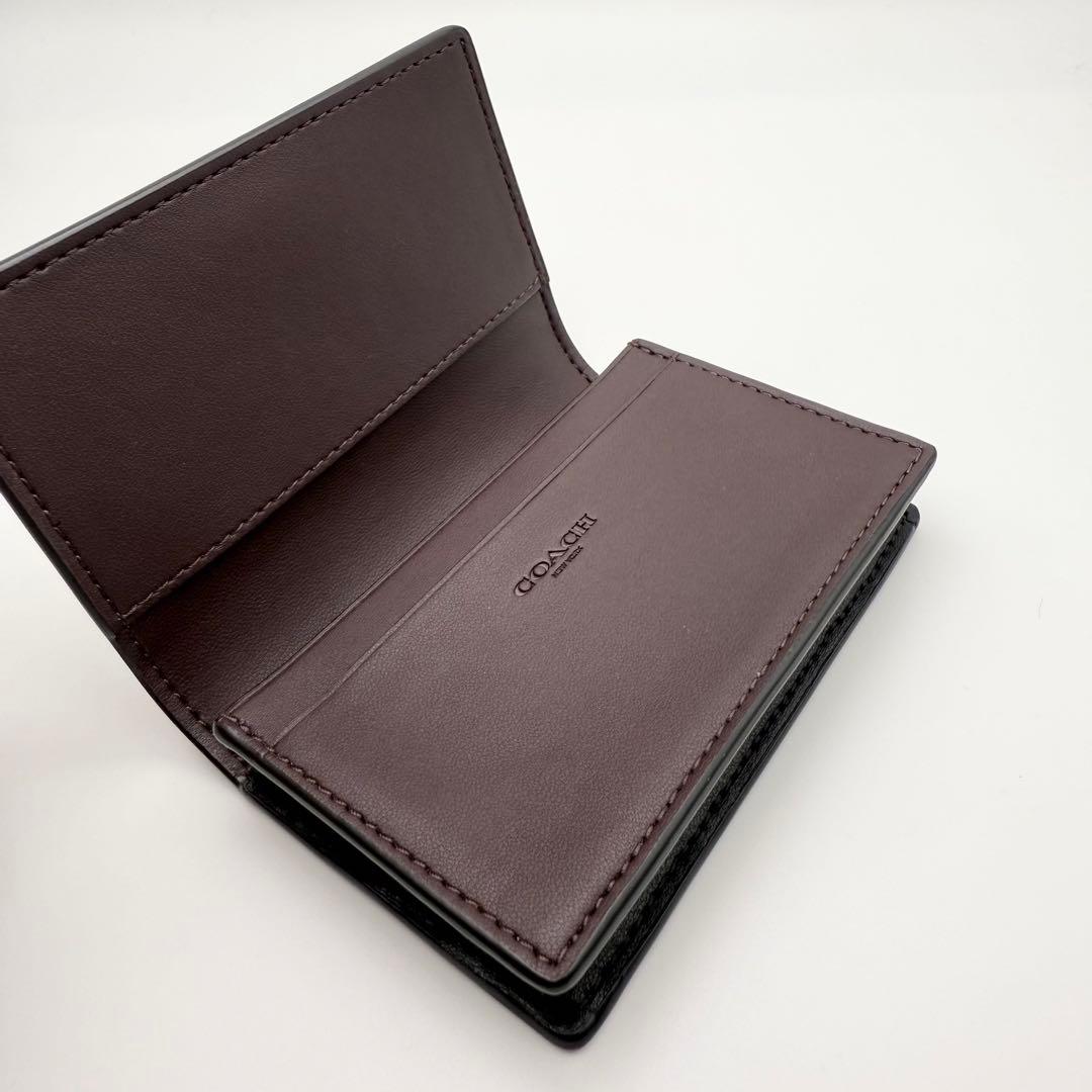 COACH 大人気！！ ビジネス カードケース シグネチャー 名刺入れ 新品