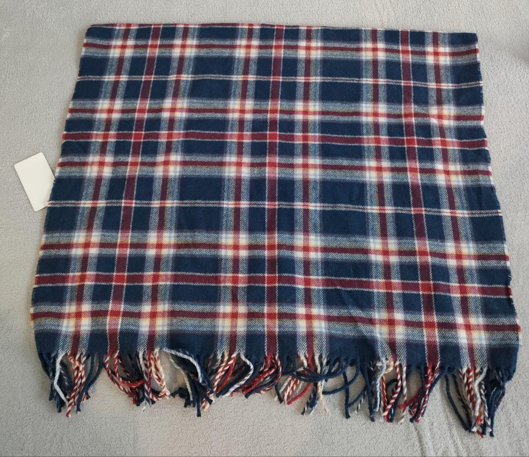 新品タグ付き　Ralph Lauren ストール　ひざ掛け　ウール　チェック
