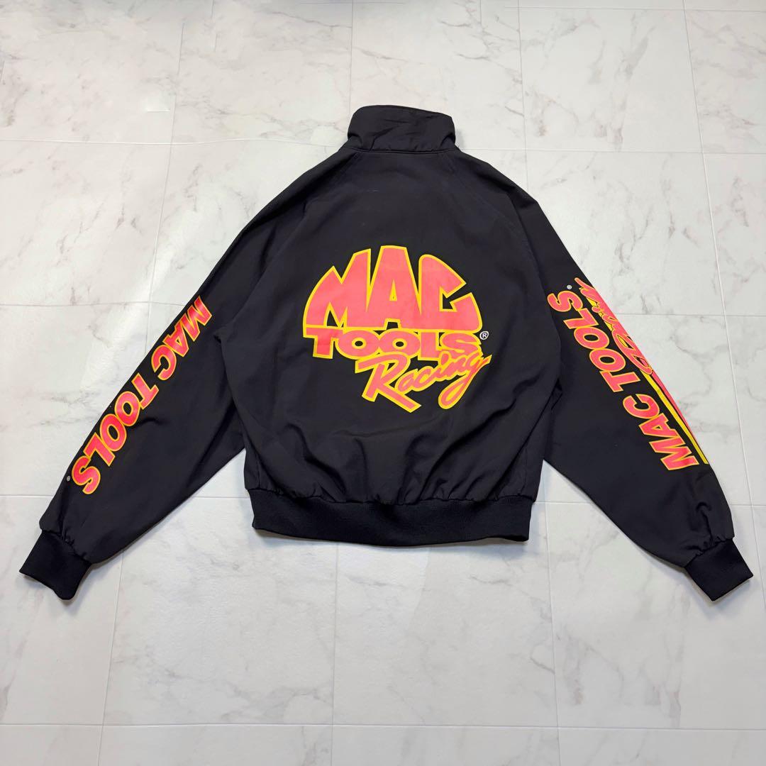 マックツール　スイングトップ　ジャンパー　ロゴプリント　M USA製　黒　工具