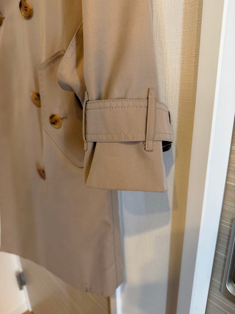 ★美品交渉歓迎❗️BURBERRYバーバリートレンチコートライナー付★スリム36★