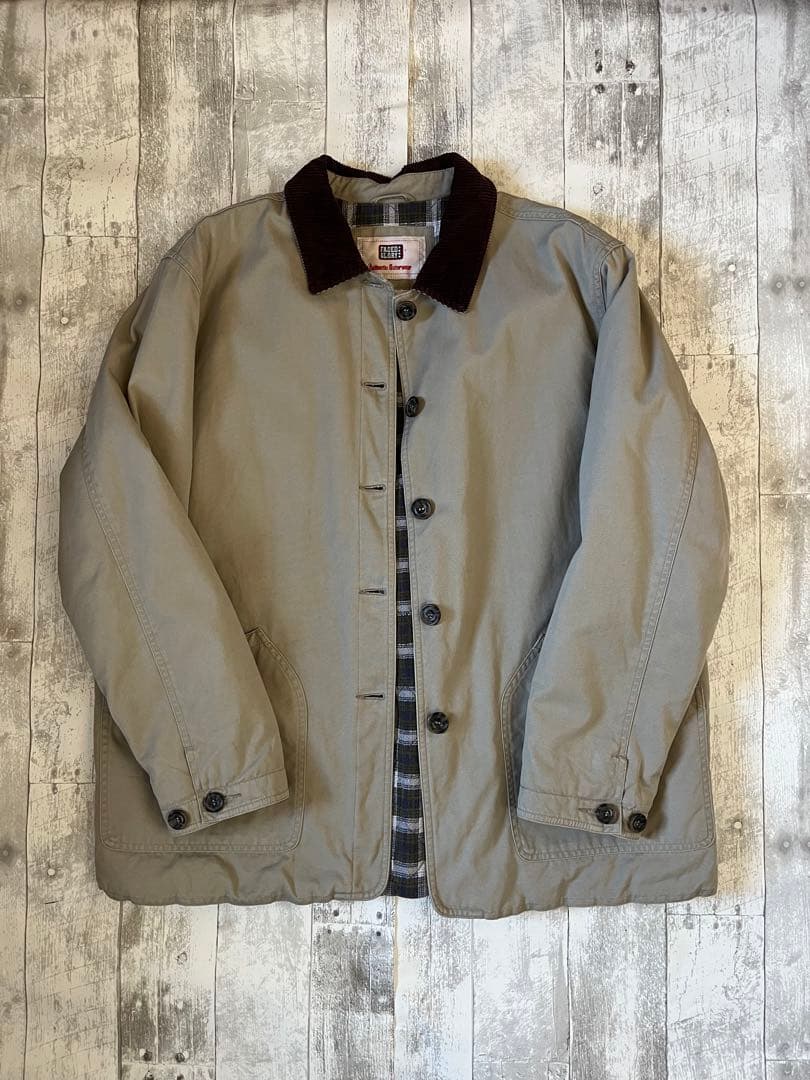 【美品】Vintage ハンティングジャケット　カバーオール　コーデュロイ　古着