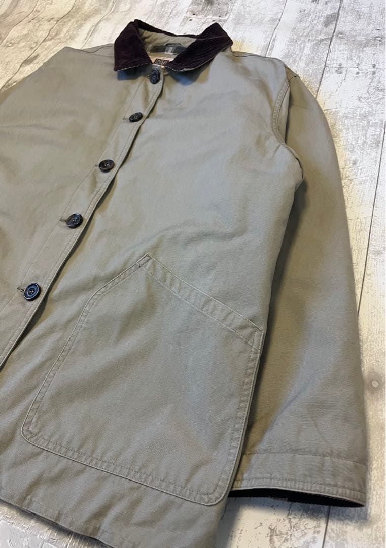 【美品】Vintage ハンティングジャケット　カバーオール　コーデュロイ　古着