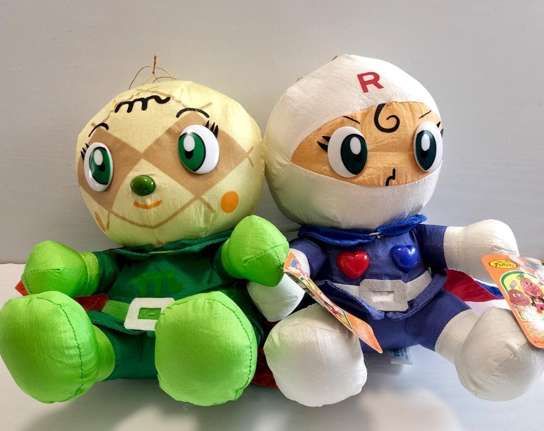 平成レトロ　未使用　アンパンマン　ジャンボタフタドール　ぬいぐるみ　セット