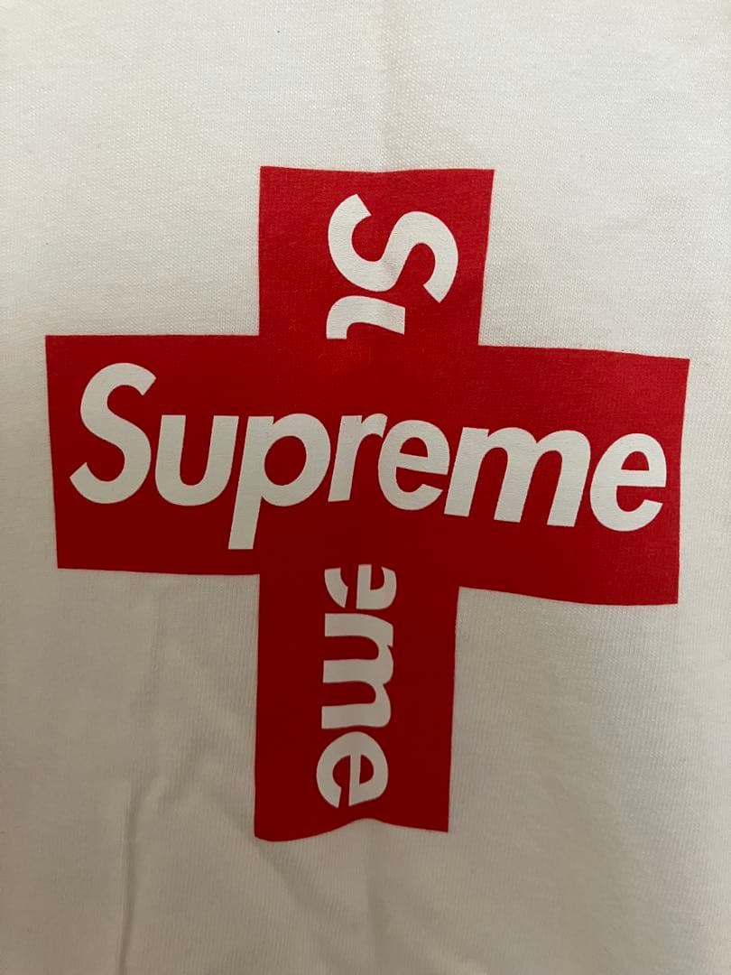 supreme クロスボックスロゴ　半袖