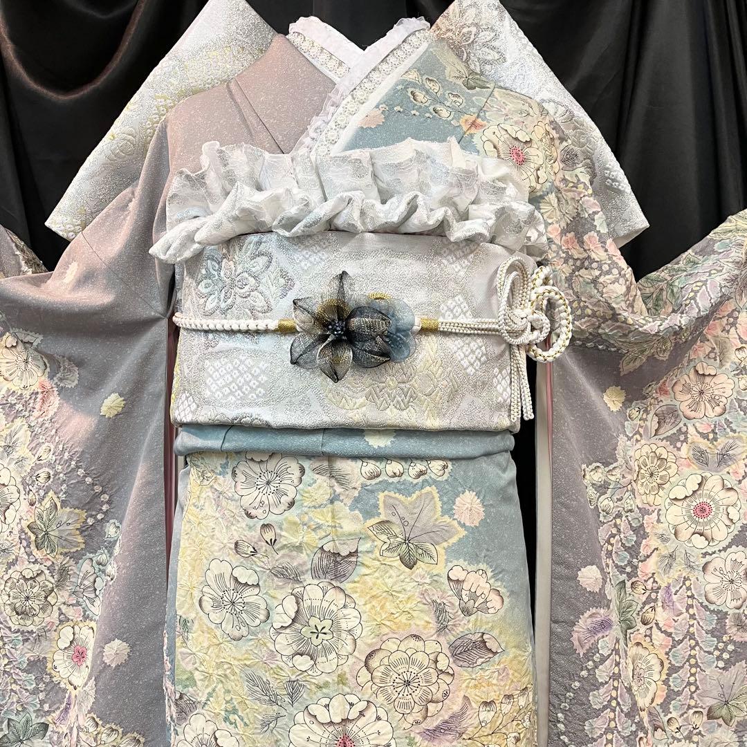 ◾️振袖フルセット ■辻ヶ花振袖■花絞り■成人式振り袖■振袖一式◾️辻が花