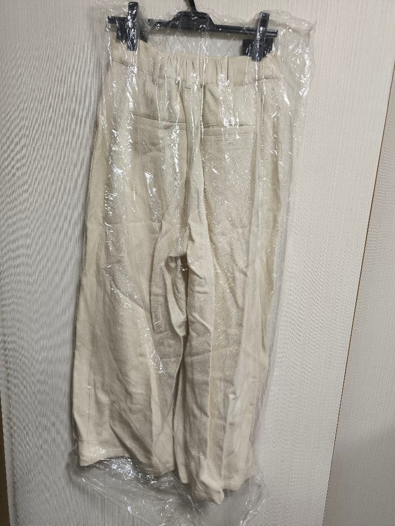 crewre ソフトツイストデニムワイドパンツ　エクリュ　サイズ2