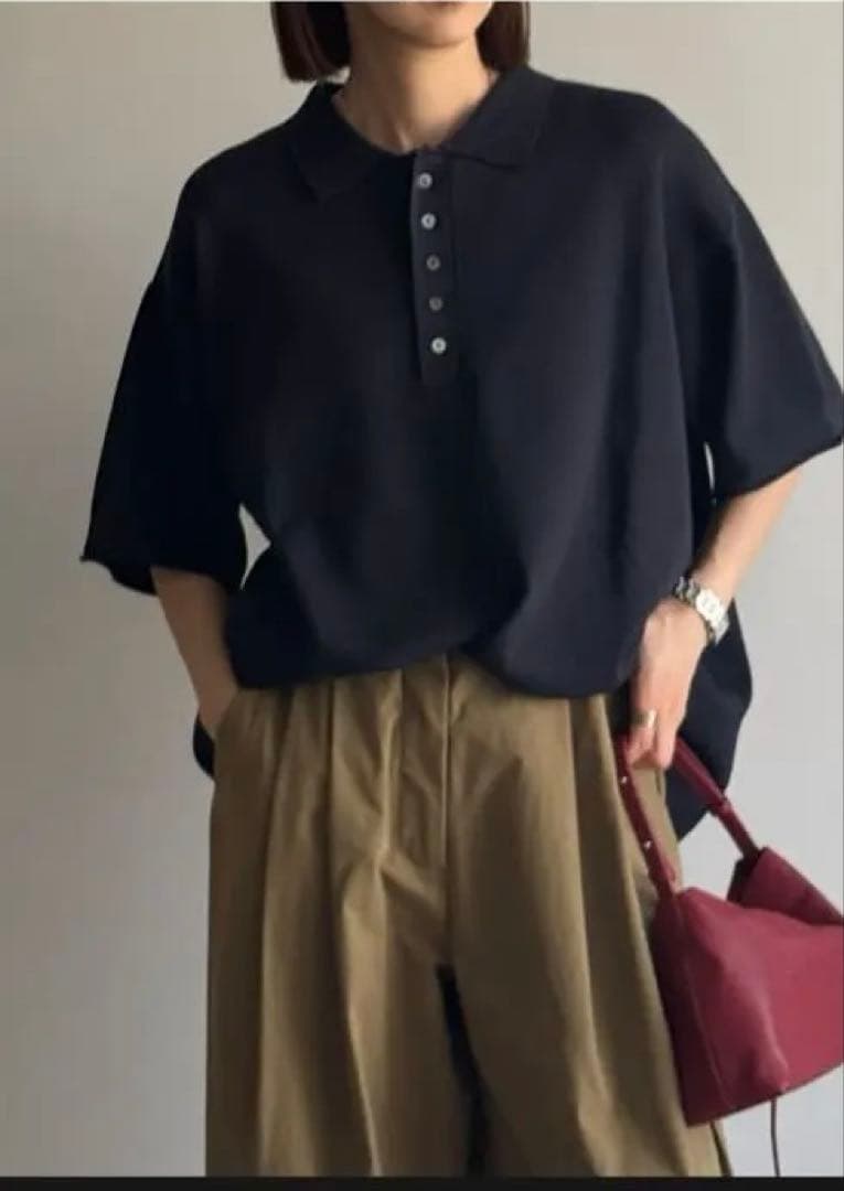 ネイビー 半袖ポロシャツ FASHIRU 即購入ok様