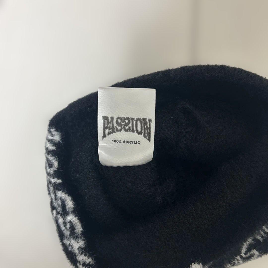 PASSION 黒ビーニー