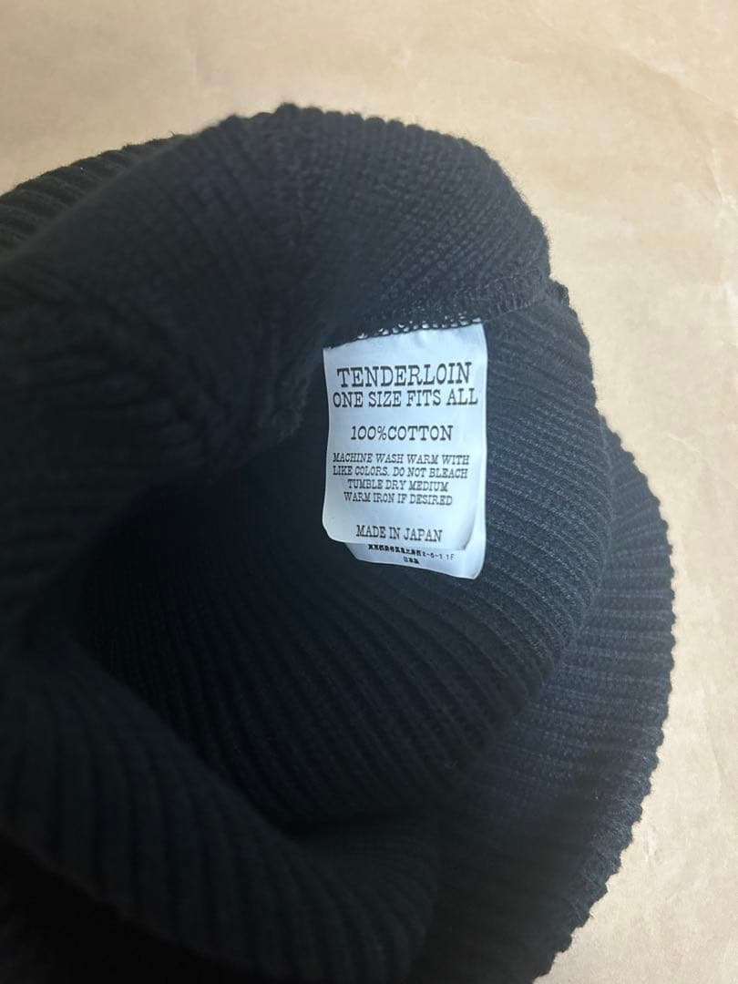 テンダーロインBEANIE BLACK ニット帽　ビーニー