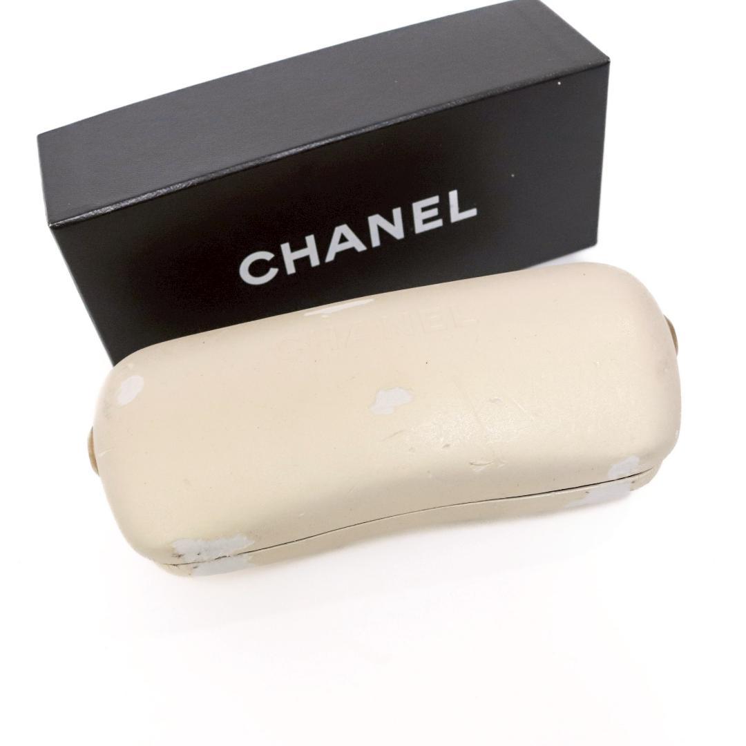 美品 CHANEL シャネル リムレスサングラス ゴールド×ブラウン 1063