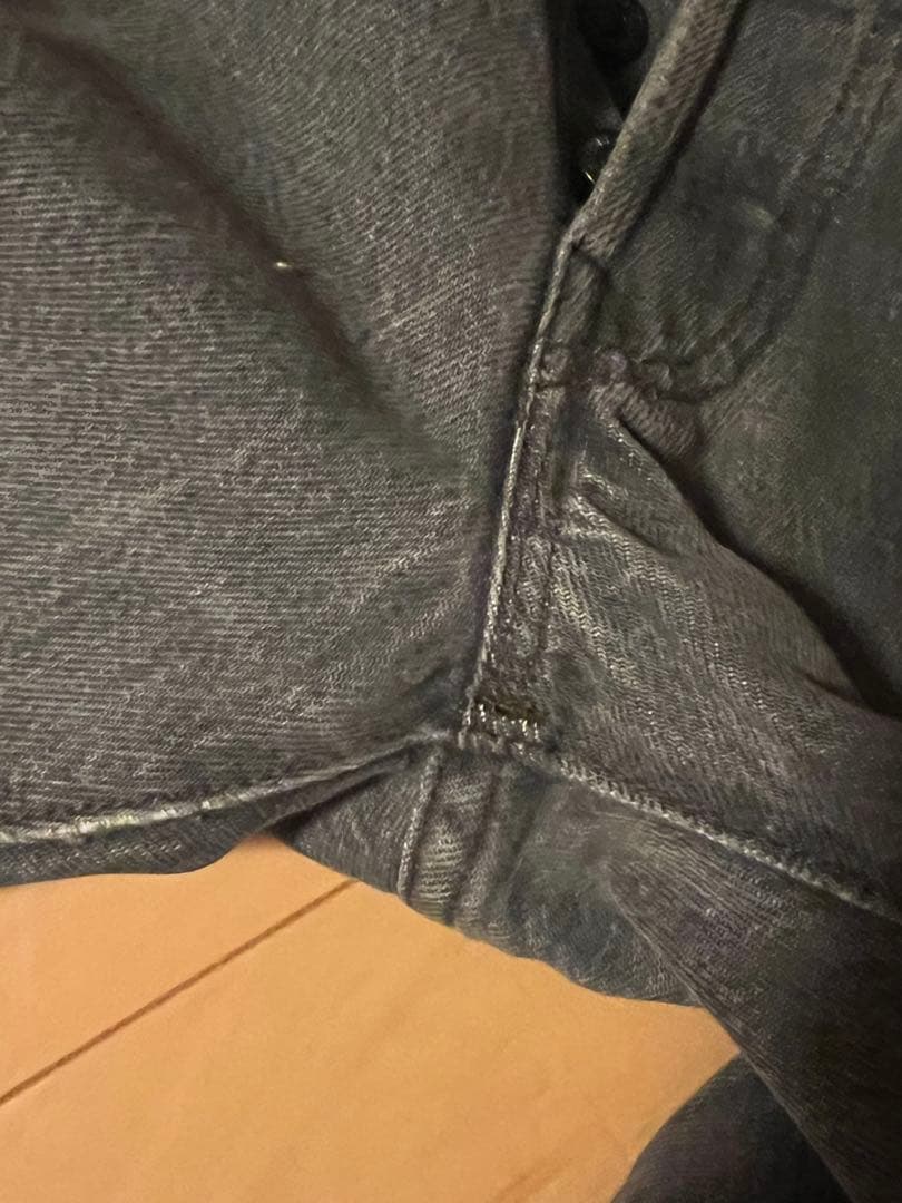 Levi's 501 0658 先染めブラック リーバイス　W34L34紙タグ
