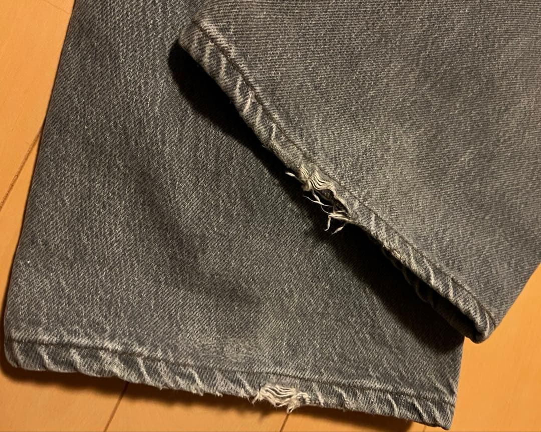 Levi's 501 0658 先染めブラック リーバイス　W34L34紙タグ