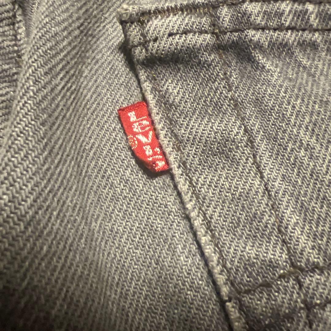 Levi's 501 0658 先染めブラック リーバイス　W34L34紙タグ