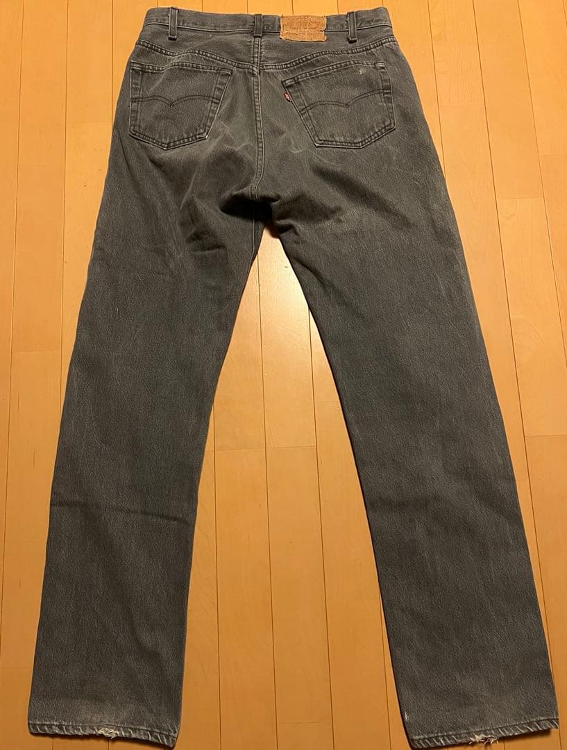 Levi's 501 0658 先染めブラック リーバイス　W34L34紙タグ