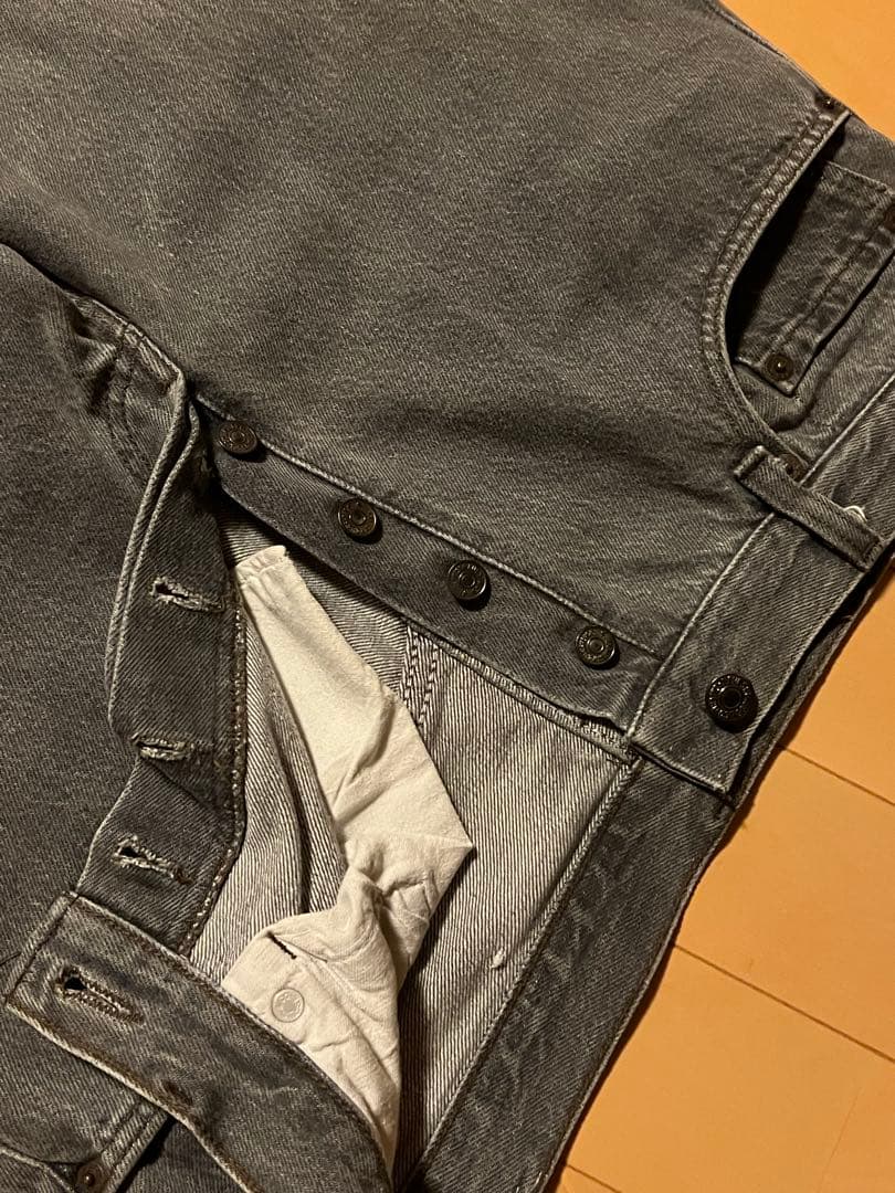 Levi's 501 0658 先染めブラック リーバイス　W34L34紙タグ