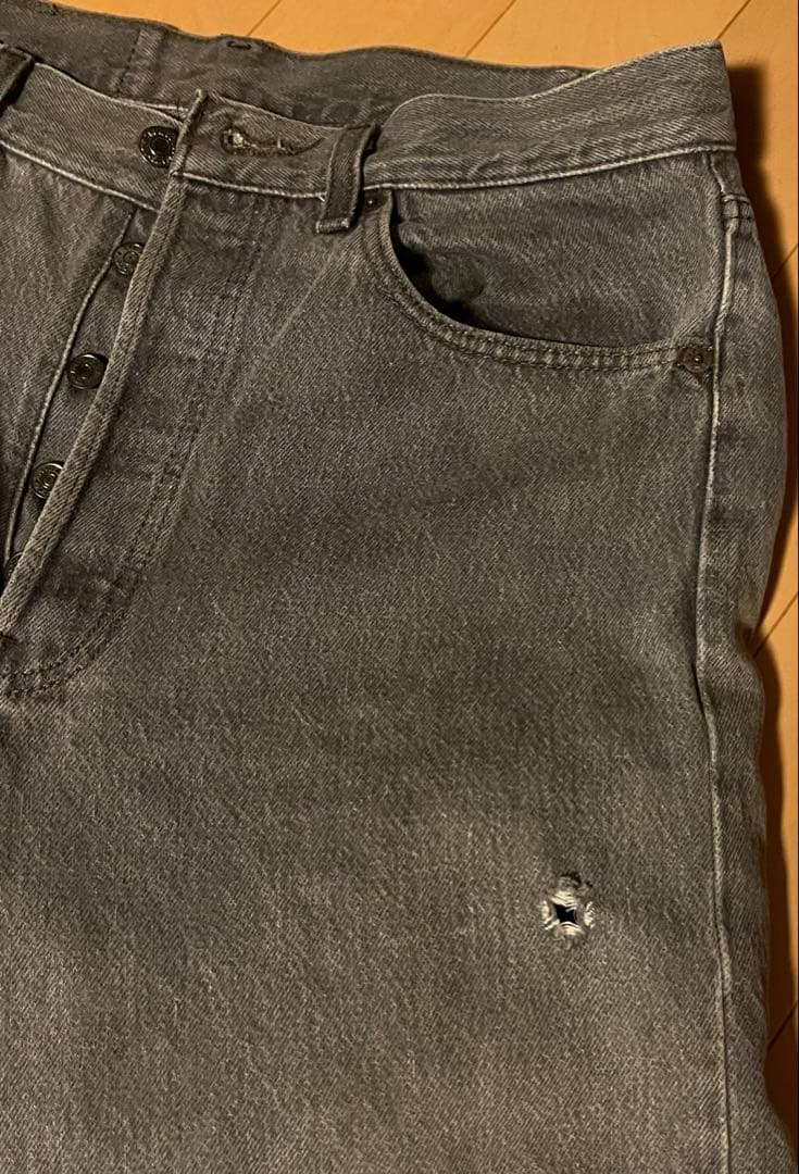 Levi's 501 0658 先染めブラック リーバイス　W34L34紙タグ