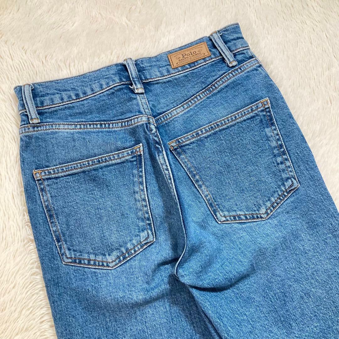 極美品 ポロラルフローレン ブーツカット フレアデニム ストレッチ ジーンズ