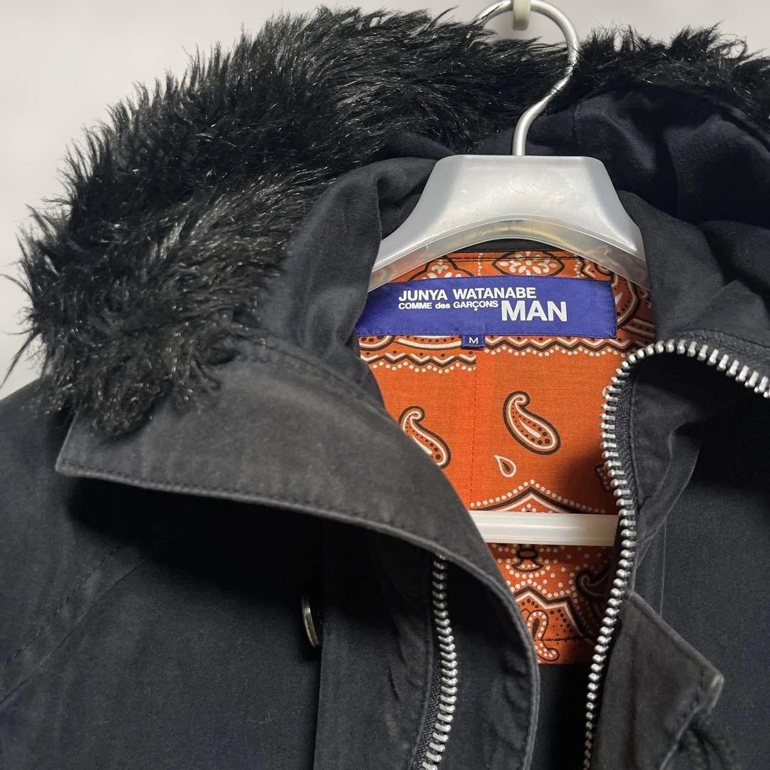 JUNYA WATANABE MAN 黒 モッズコート