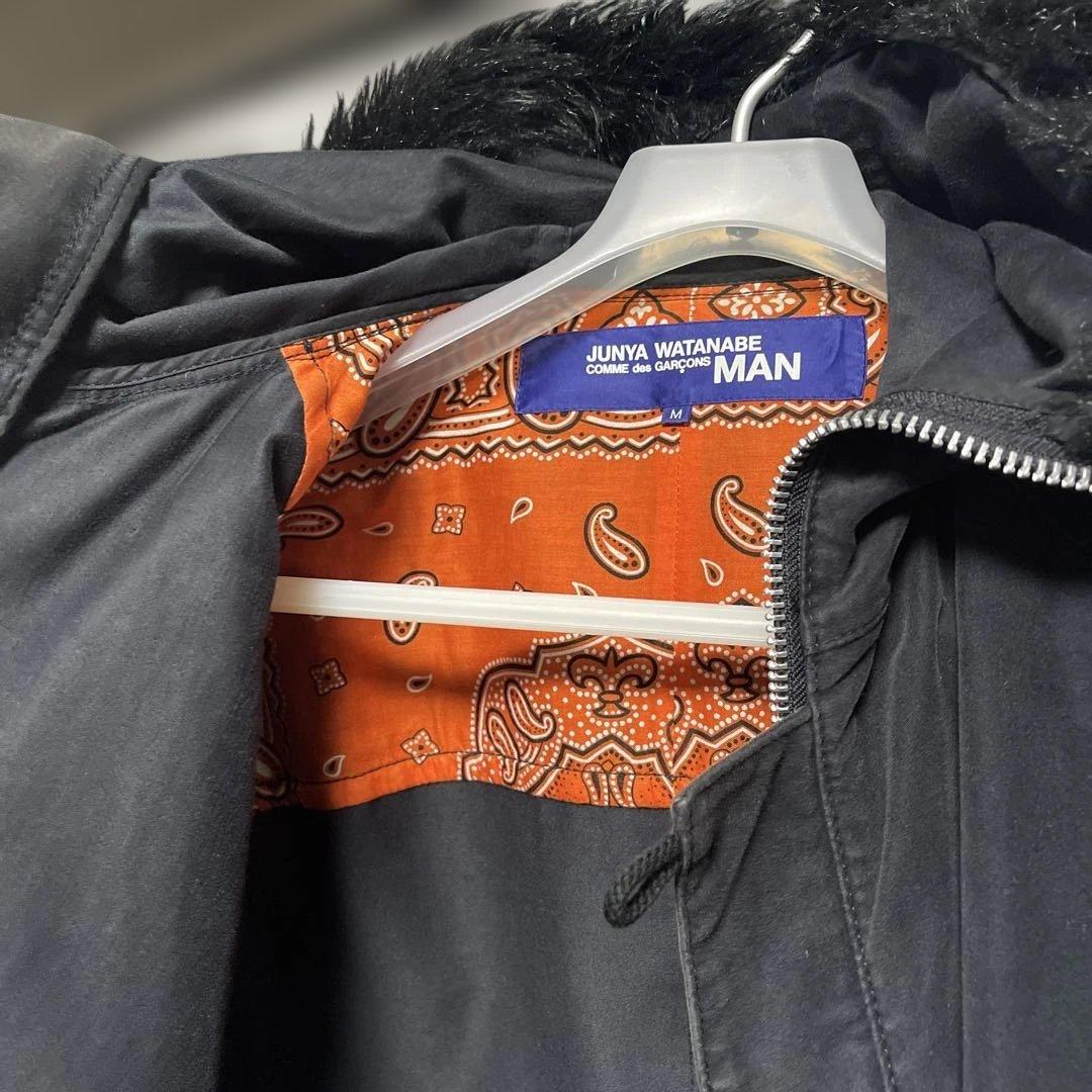 JUNYA WATANABE MAN 黒 モッズコート