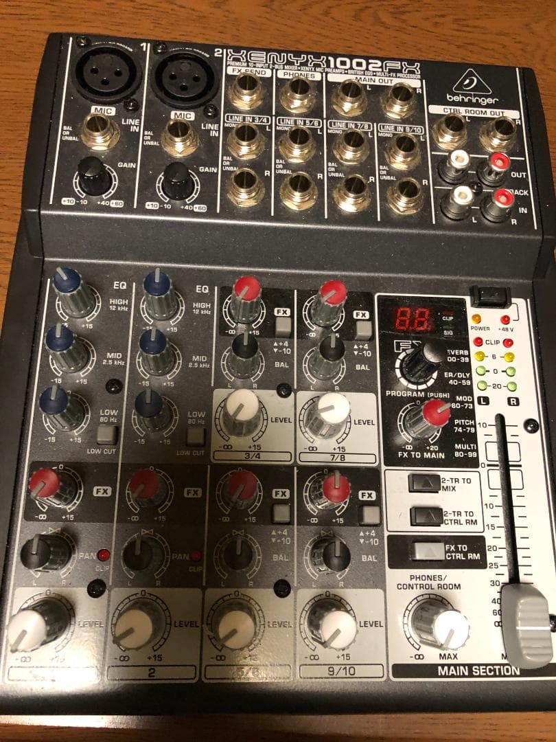 Behringer XENYX 1002FX アナログミキサー