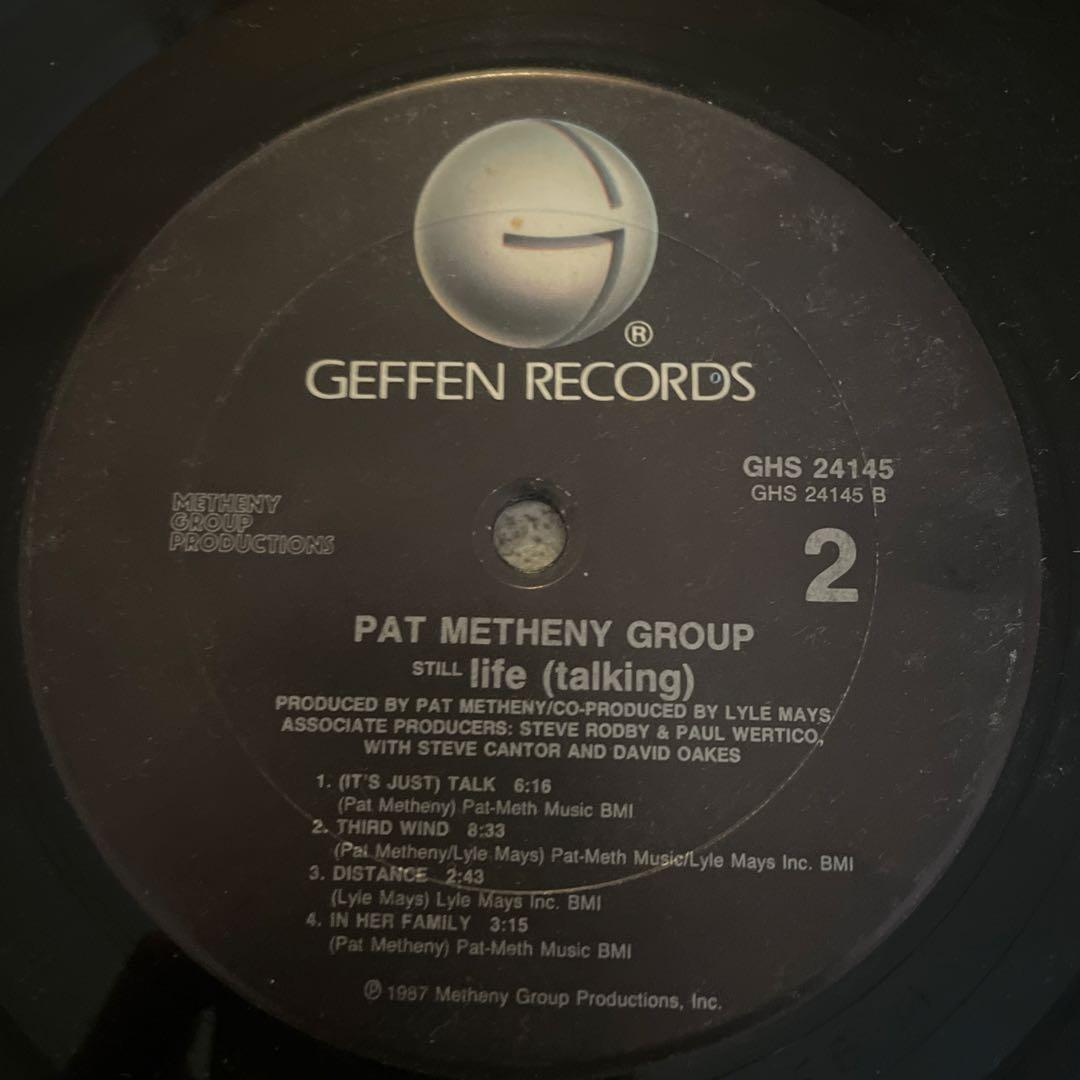 洋楽 PAT METHENY GROUP / STILL LIFE(talking)
