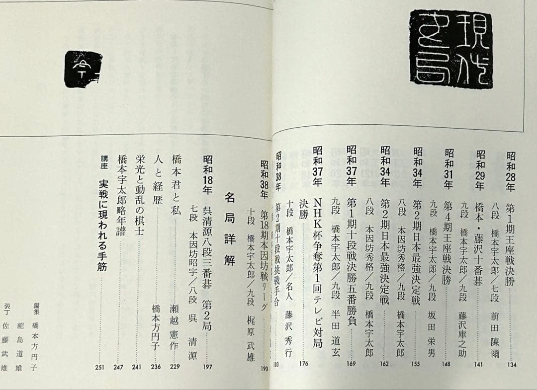 誠文堂新光社　現代の名局1〜10 10巻セット 送料込み