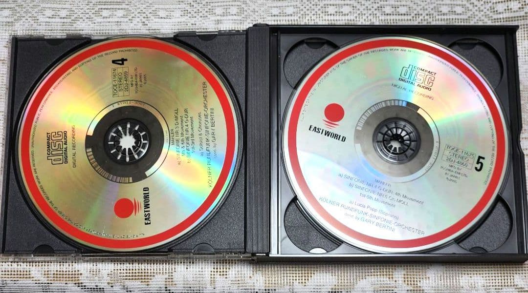マーラー交響曲全集 MAHLERS Sämtliche Sinfonien CD