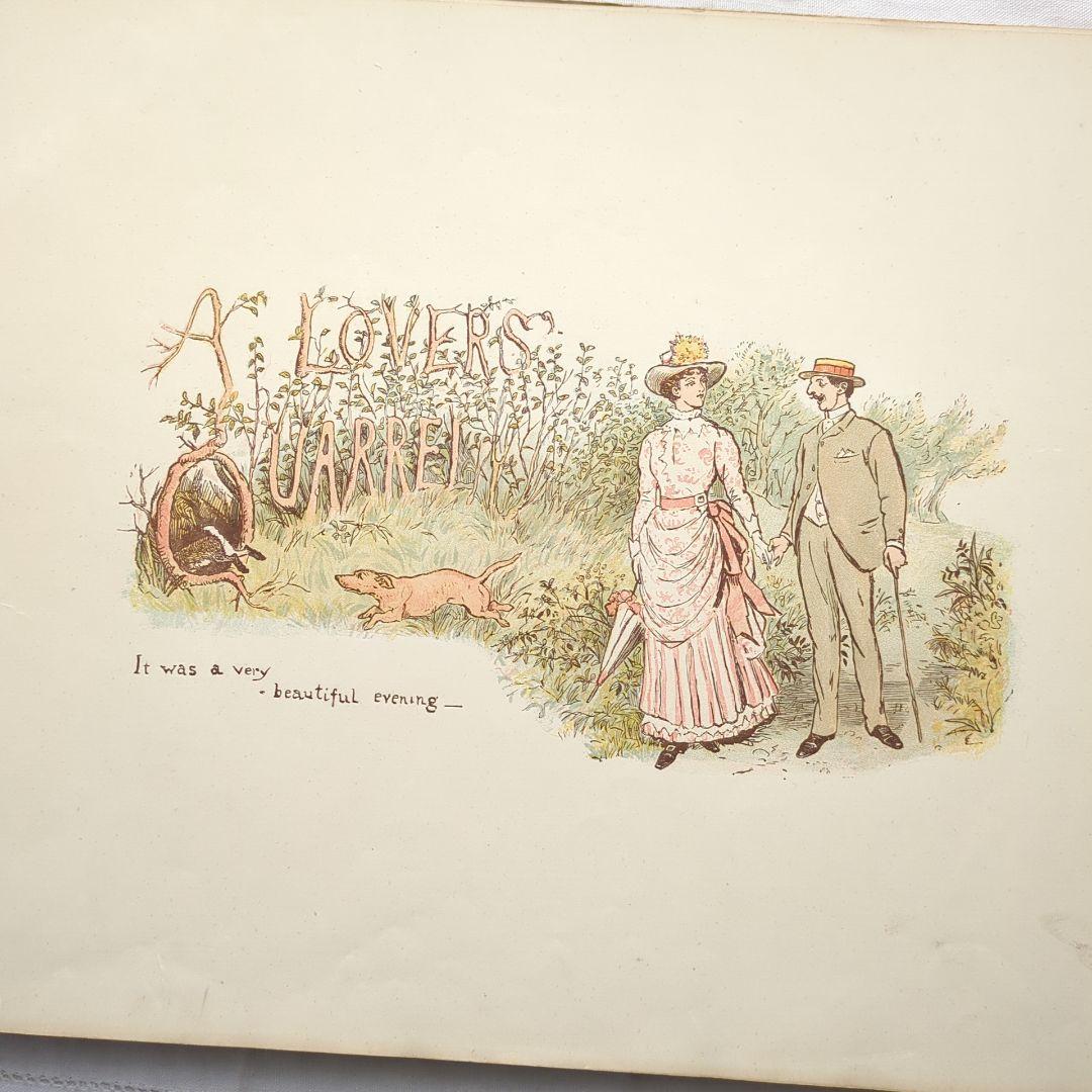 稀少1888アンティーク絵本 児童書 洋書古書 ヴンテージ ヴィクトリアン