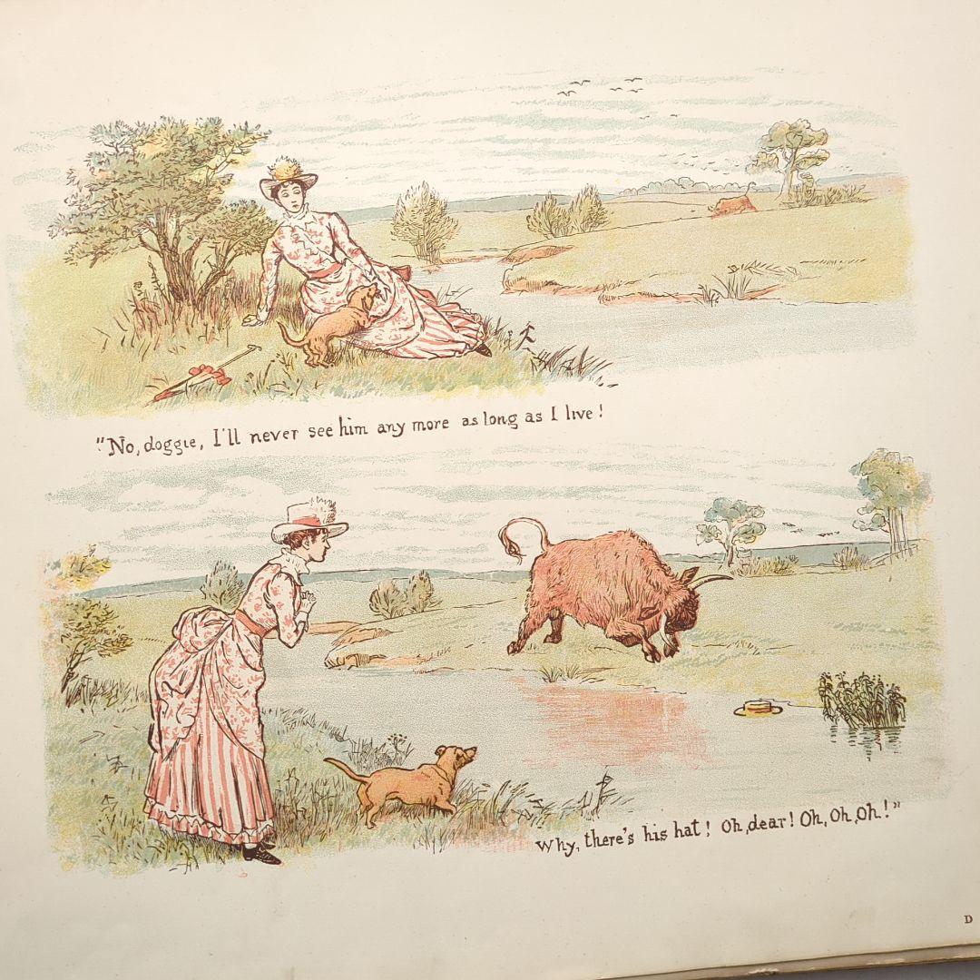 稀少1888アンティーク絵本 児童書 洋書古書 ヴンテージ ヴィクトリアン