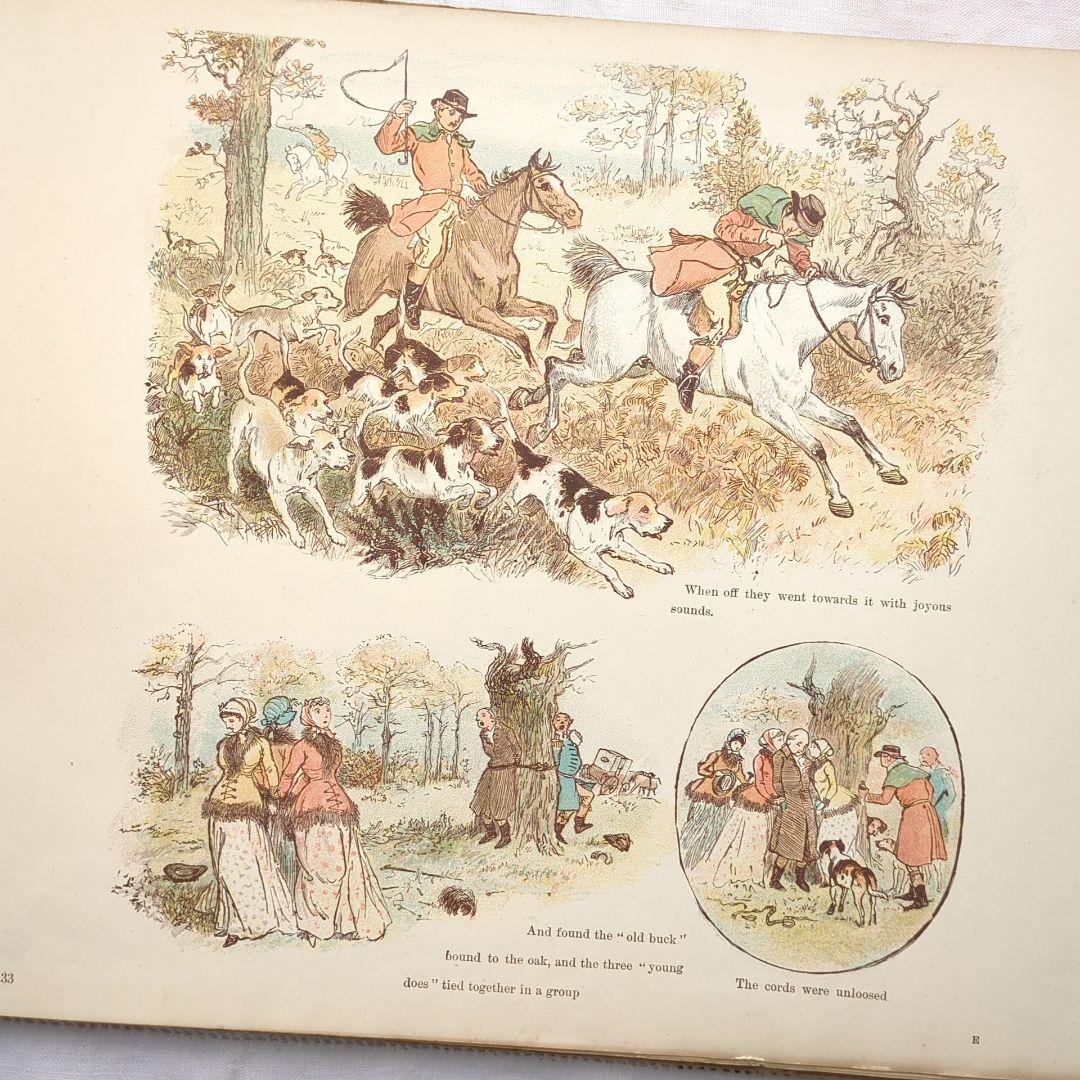 稀少1888アンティーク絵本 児童書 洋書古書 ヴンテージ ヴィクトリアン