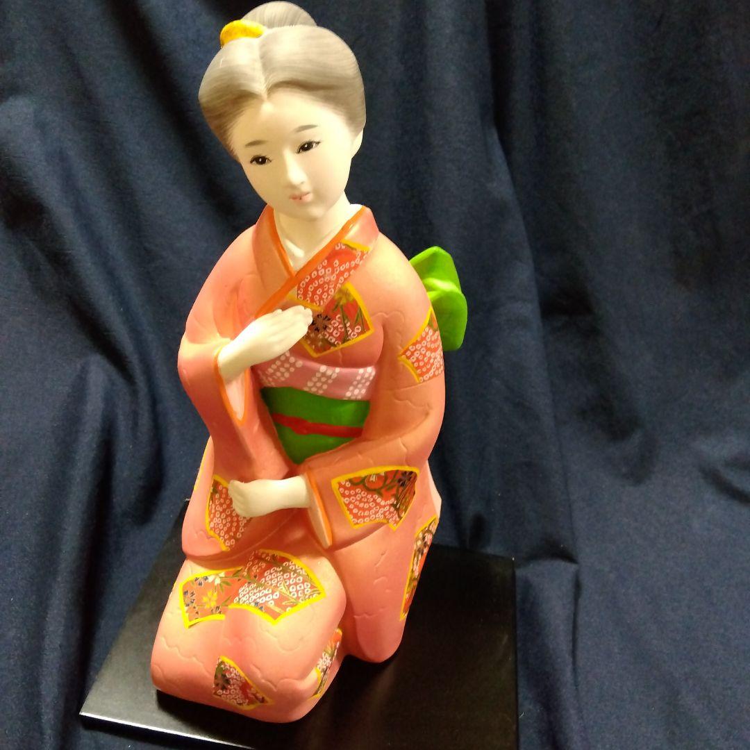 伝統工芸　博多人形　藤和人作　『華やぐ心』美人物　置き物