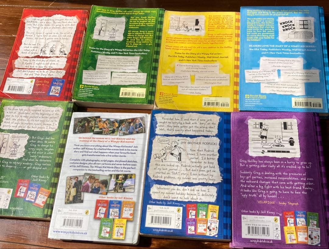 Diary of a Wimpy Kid 8冊セット