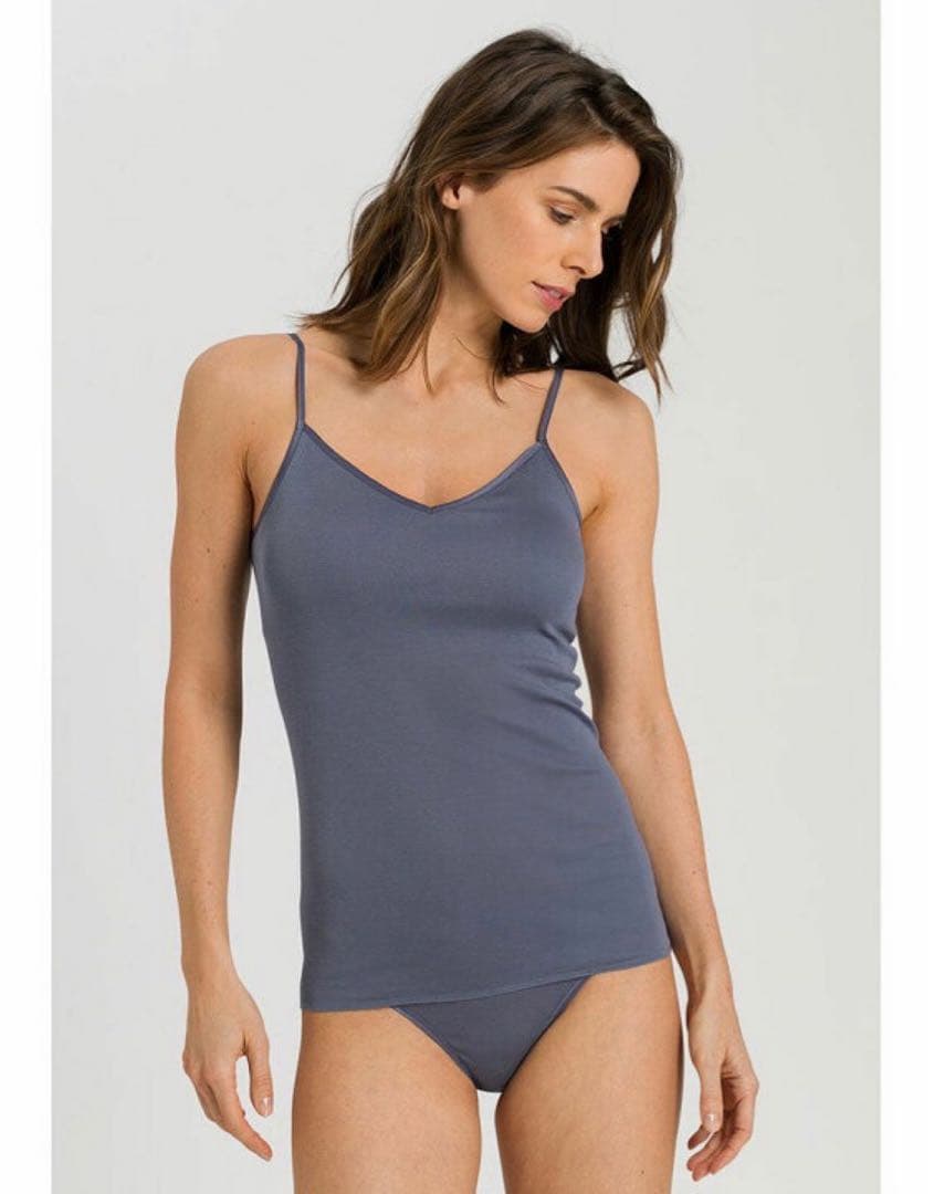 未使用 HANRO / COTTON SEAMLESS コットンキャミソール