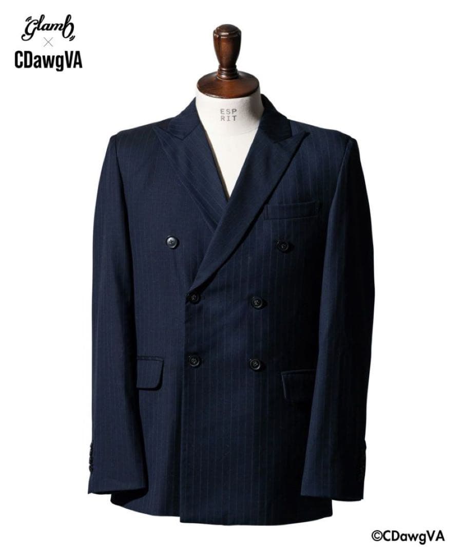 glamb CDawgVA Suit スーツ セットアップ ネイビー M