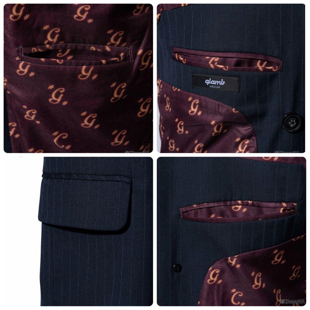glamb CDawgVA Suit スーツ セットアップ ネイビー M