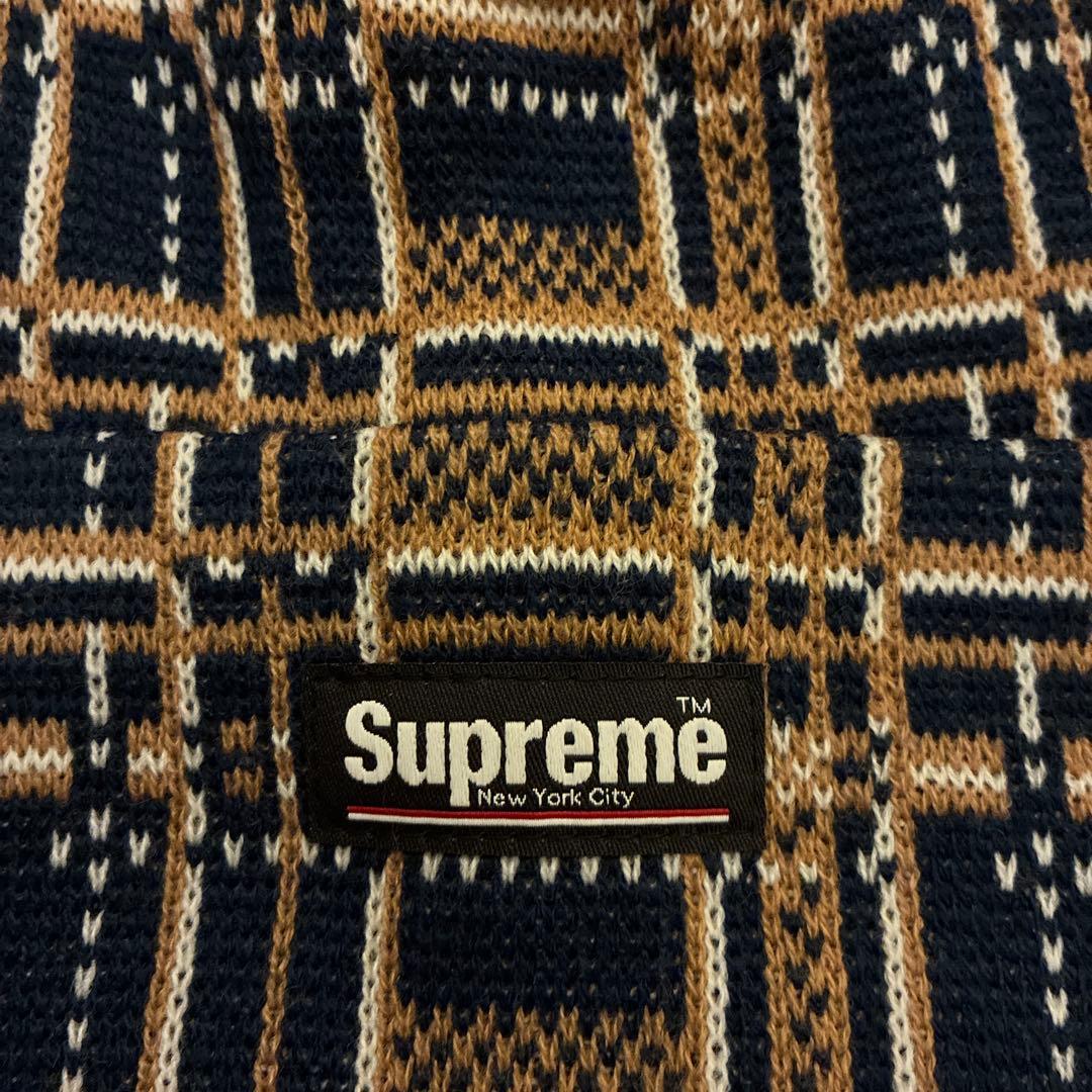 専用　SUPREME Plaid Beanie FW18