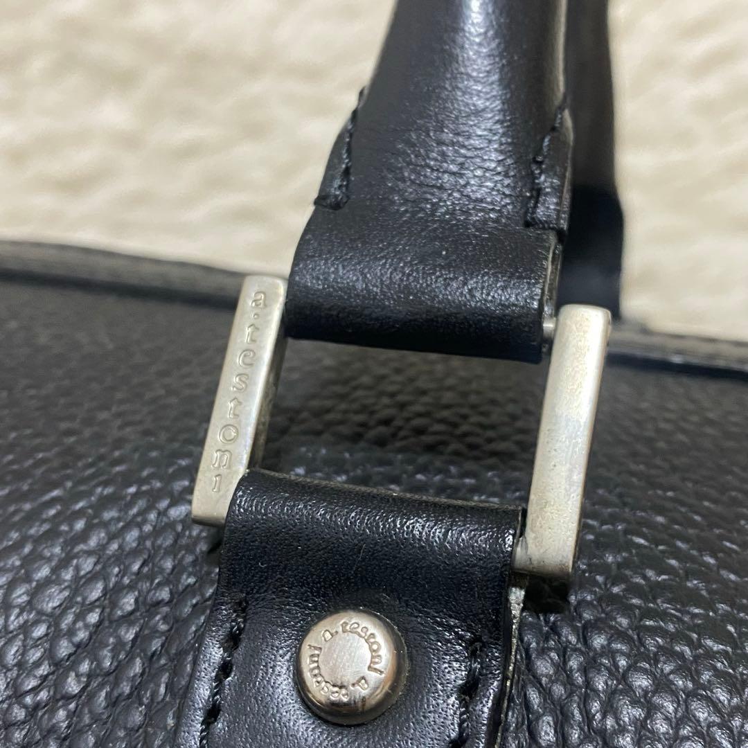 a.testoni ✨良品✨ ボストンバッグ 大容量 トラベルバッグ レザー