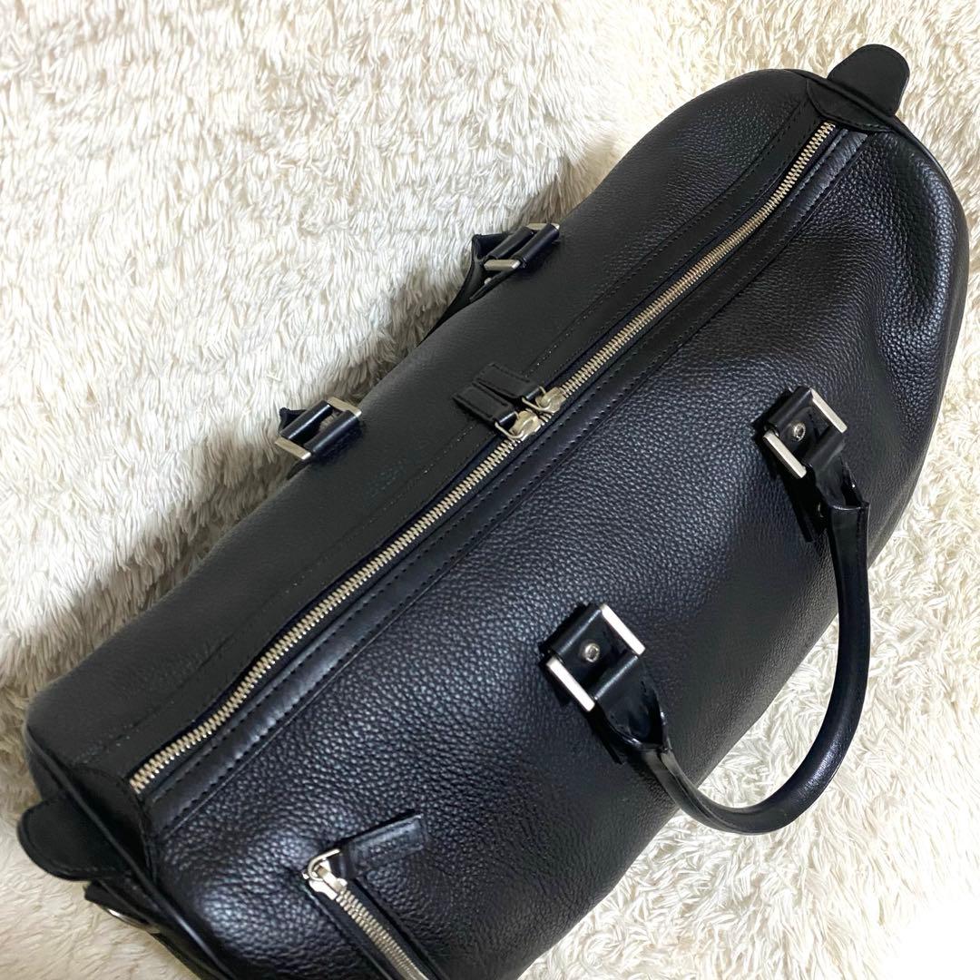 a.testoni ✨良品✨ ボストンバッグ 大容量 トラベルバッグ レザー