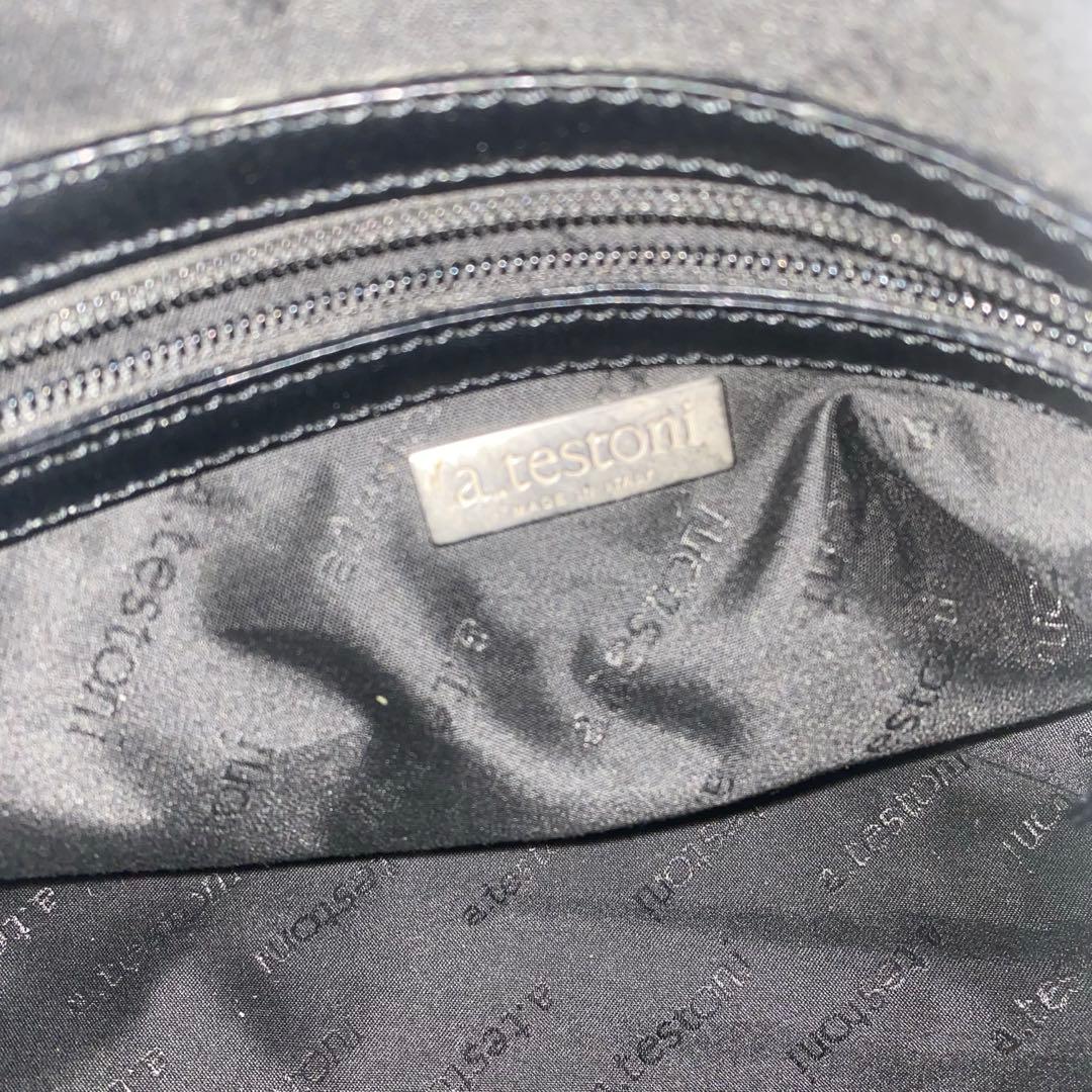 a.testoni ✨良品✨ ボストンバッグ 大容量 トラベルバッグ レザー